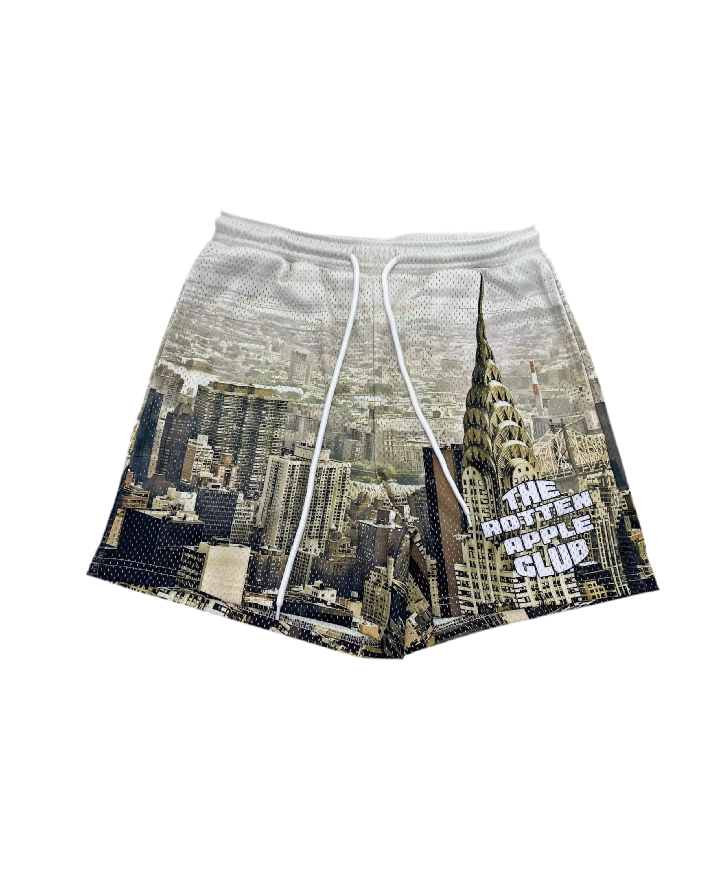 Rotten Apple Mesh Shorts – Skyline Edition”